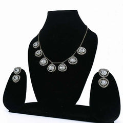 Elegant Imitation Jewelry Set – Necklace & Earrings - UB Jewellerys 