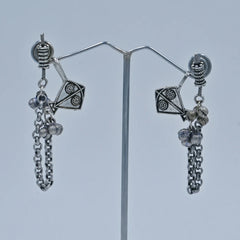 Oxidized Kite Design Dangler Earrings - UB Jewellerys 