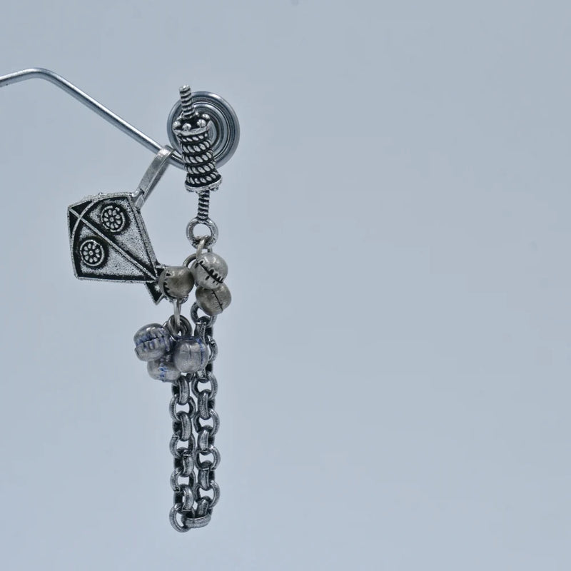 Oxidized Kite Design Dangler Earrings - UB Jewellerys 